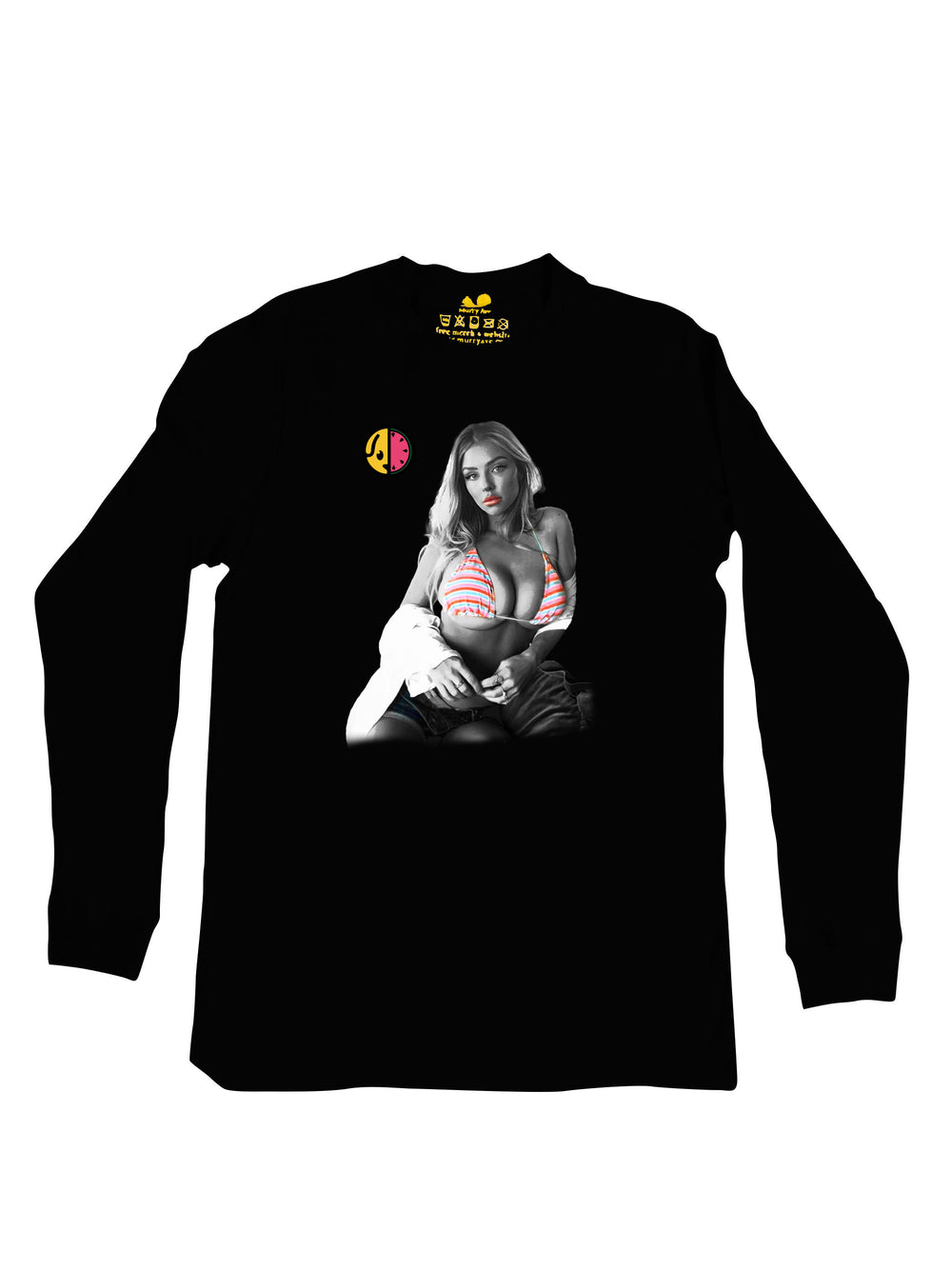 Puppy Melons Model Long Sleeve