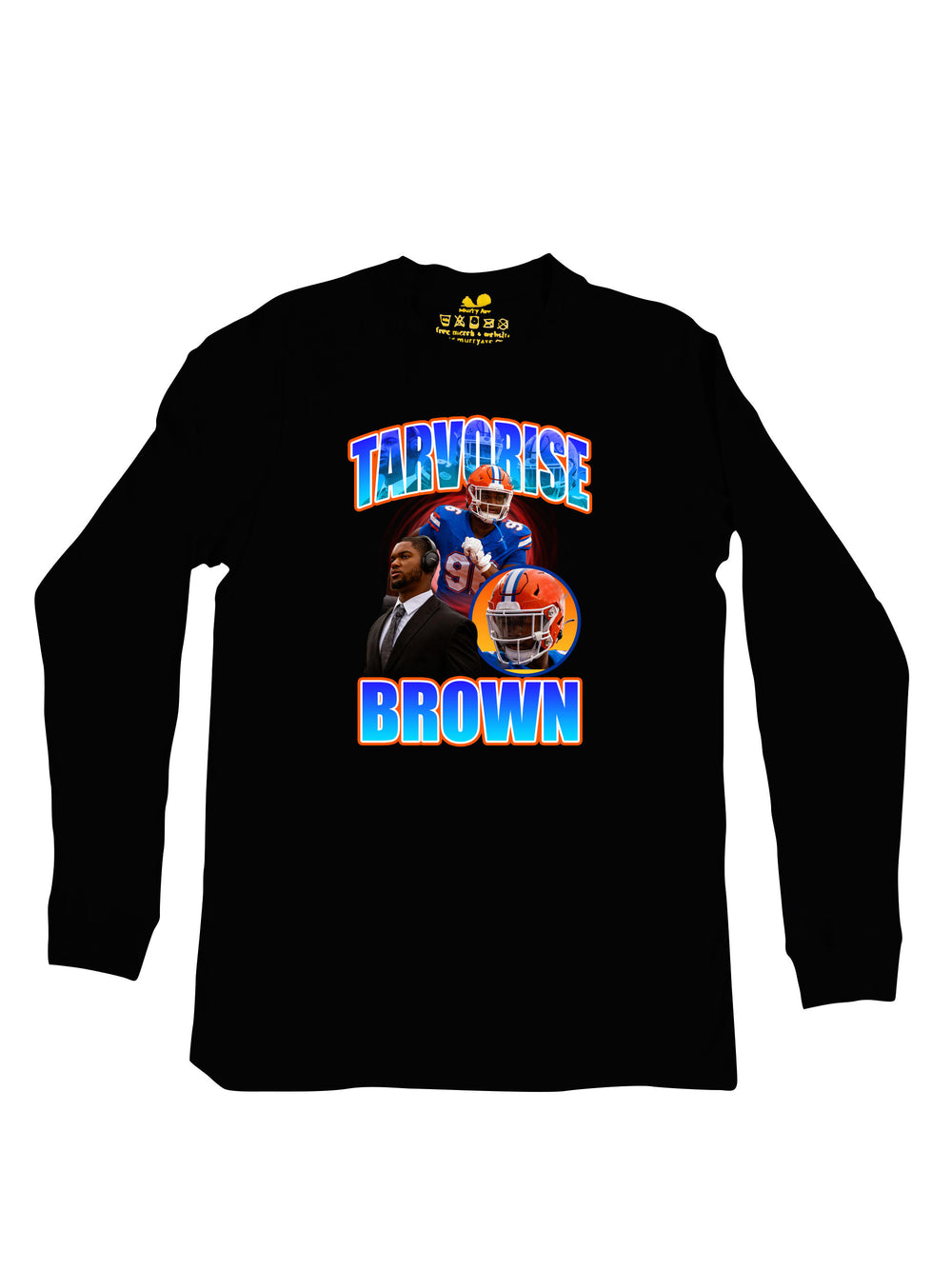 Tarvorise Brown Collage Long Sleeve