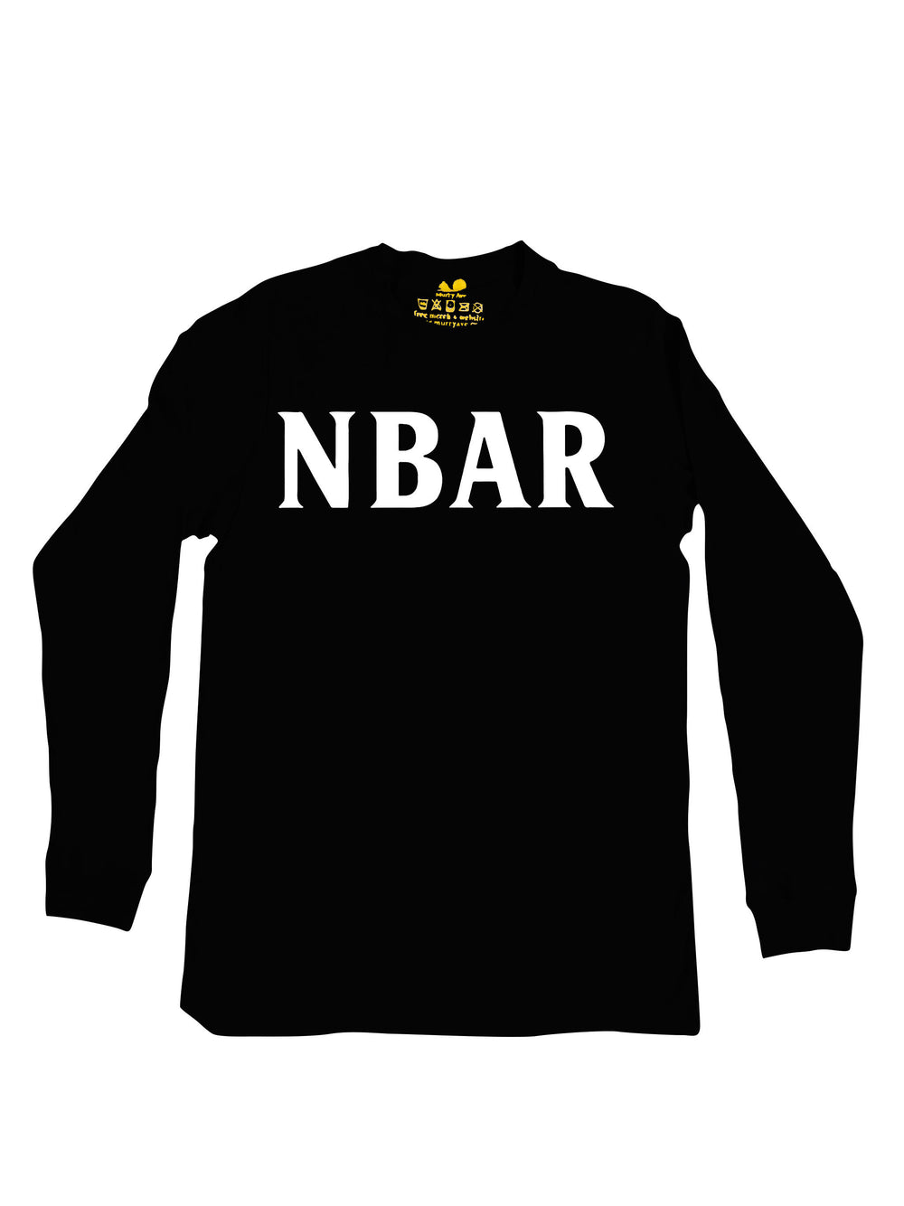 NBAR Texts White Long Sleeve
