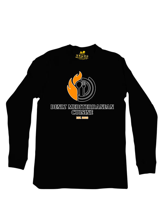 Deniz Mediterranean Cuisine Logo Long Sleeve