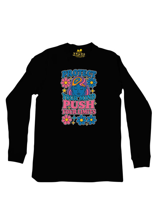 Protect Your Mind Push Your Limits Long Sleeve