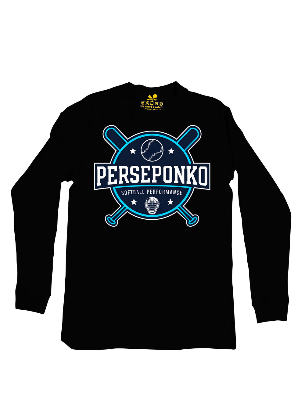 Perseponko Softball Performance Logo Long Sleeve