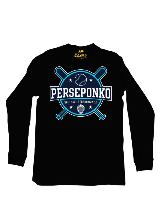Perseponko Softball Performance Logo Long Sleeve