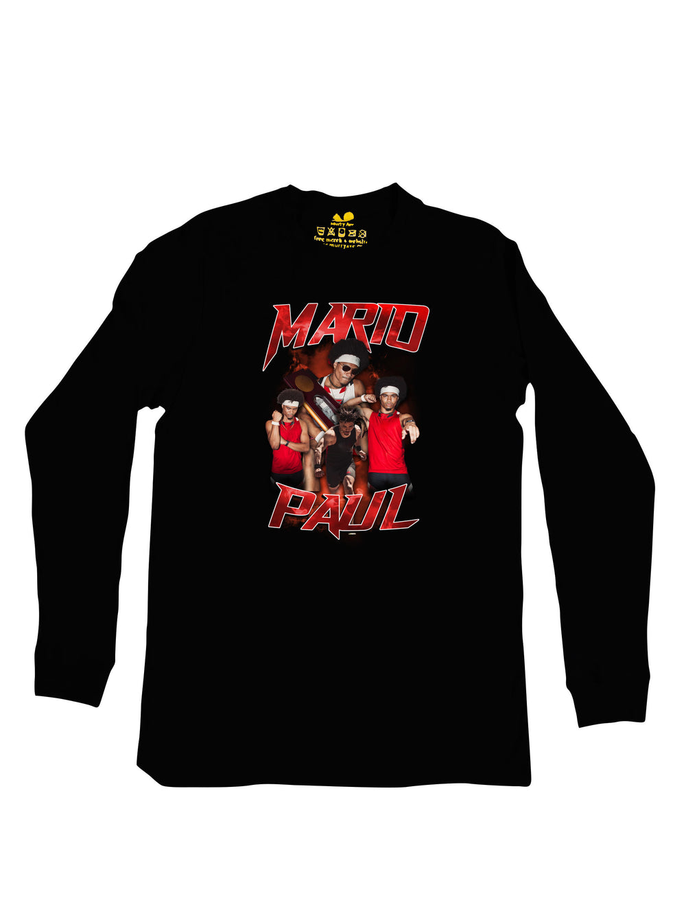 Mario Paul Collage Long Sleeve