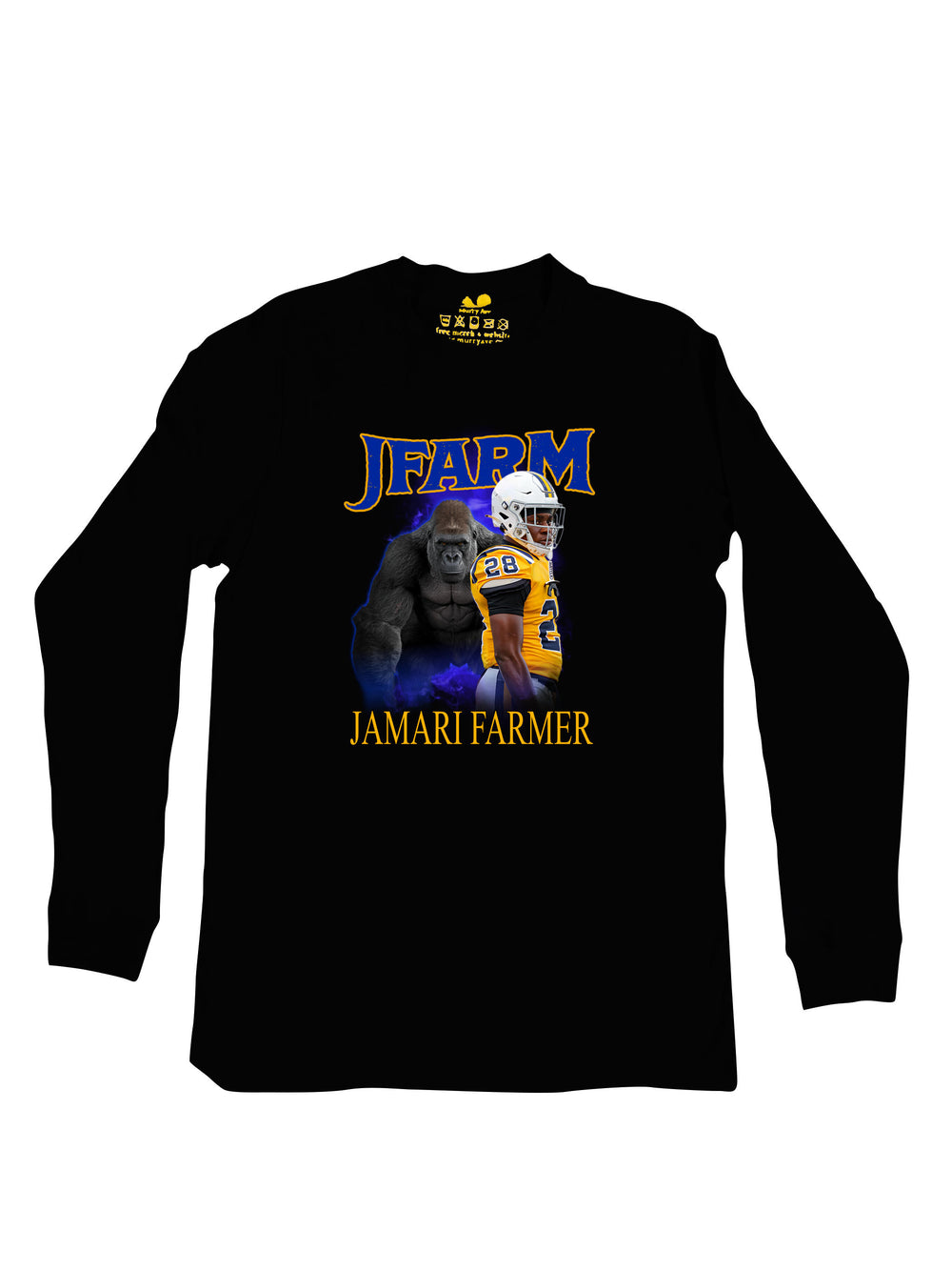 Jamari Farmer Gorilla Collage Long Sleeve