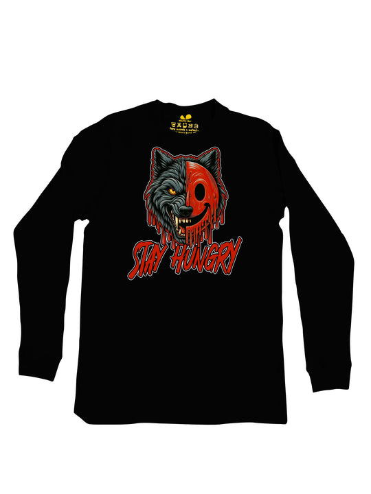 Stay Hungry Wolf Long Sleeve