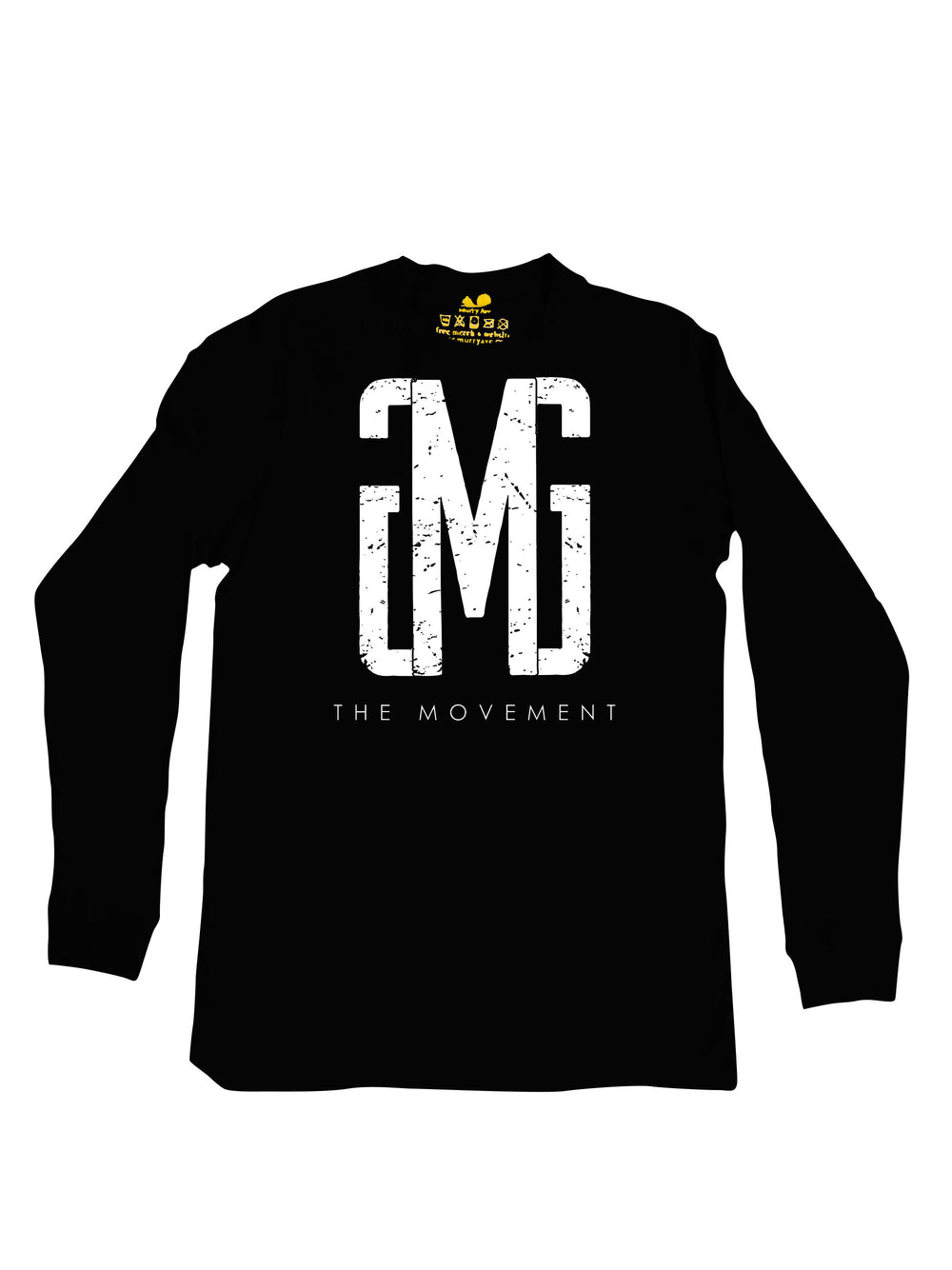 GMG Logo White Long Sleeve