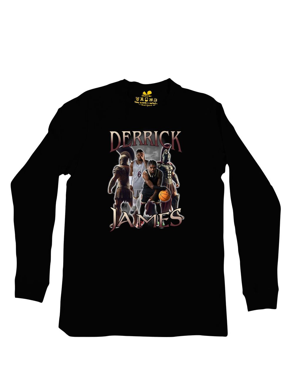 Derrick James Spartans Collage Long Sleeve