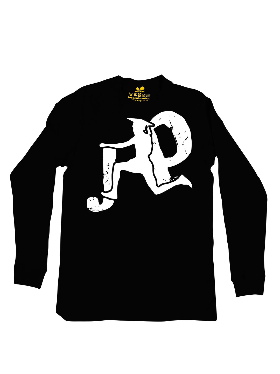 Mikoy Holmes Logo White  Long Sleeve