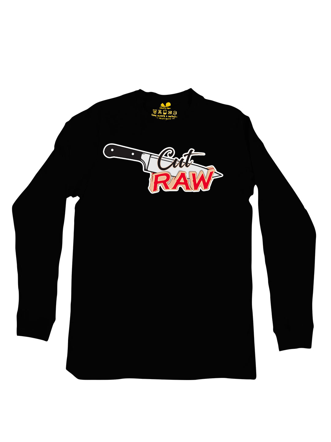 Cut Raw  Long Sleeve