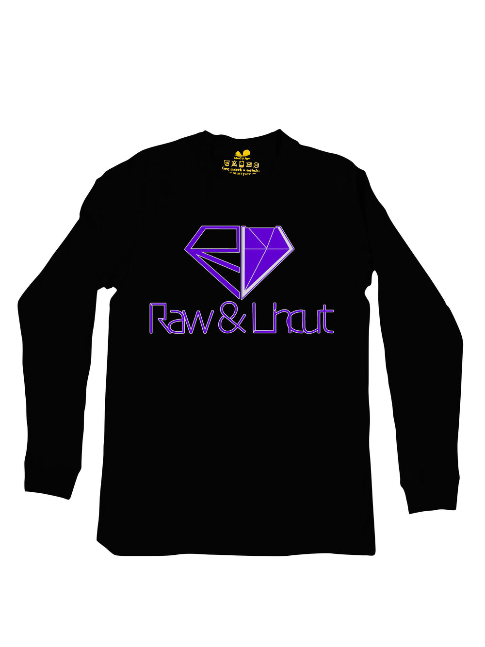 Raw and Uncut Purple Long Sleeve