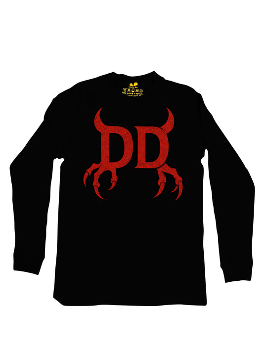 Dead Eyed Demon Red Initials Long Sleeve