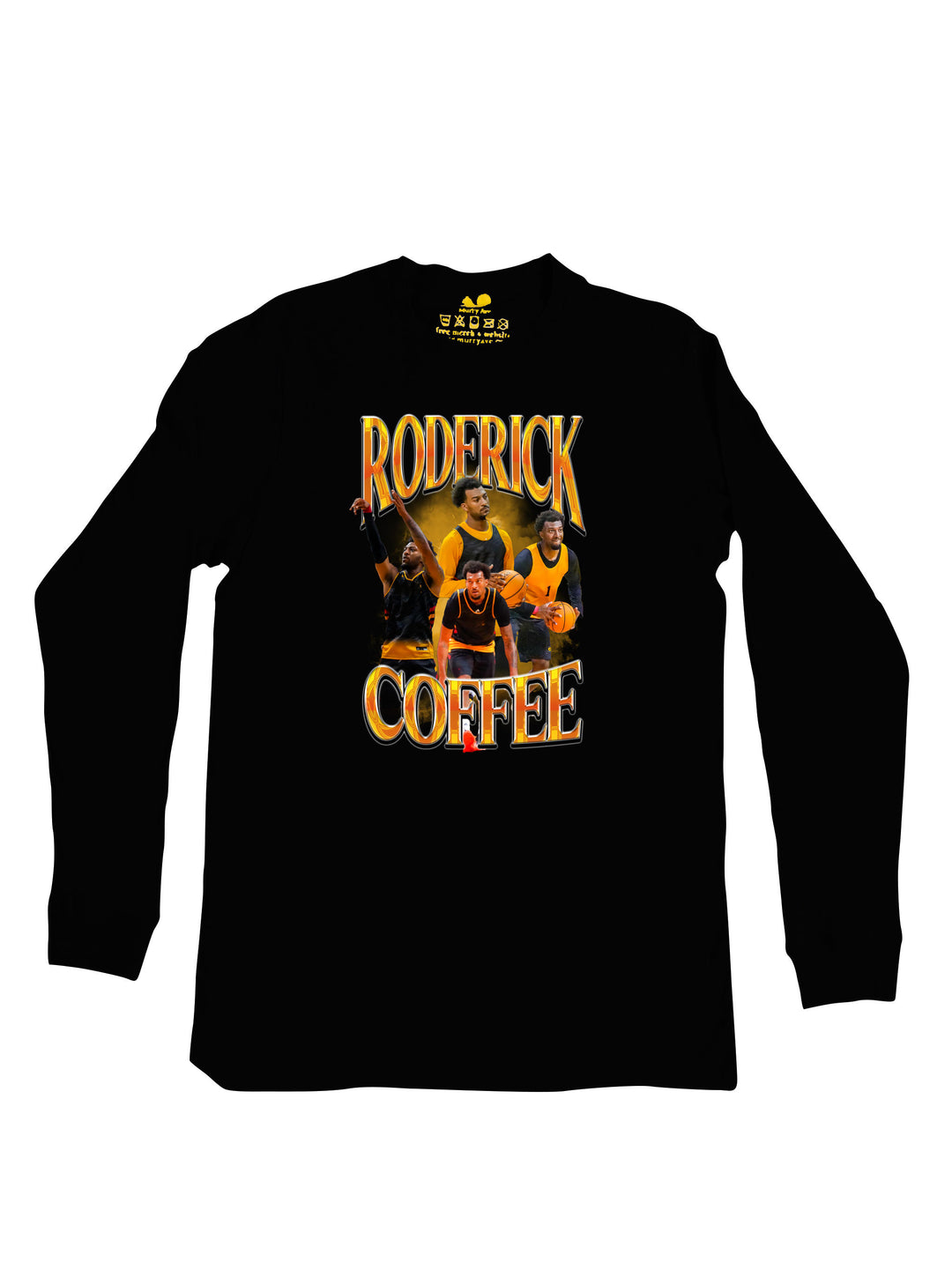 Roderick Coffee Collage Long Sleeve