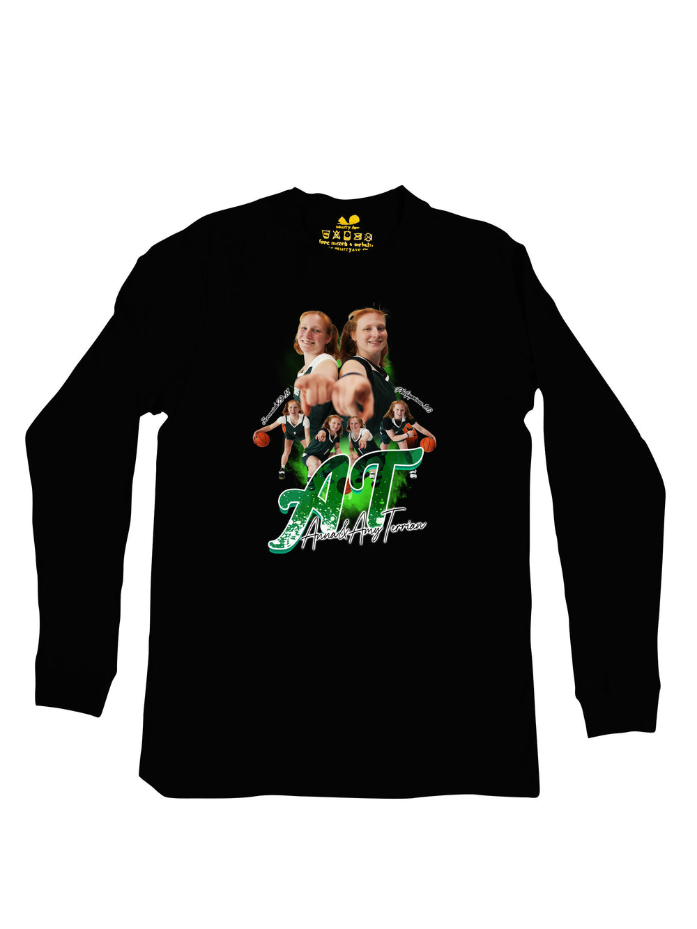 Anna and Amy Terrian Collage Long Sleeve