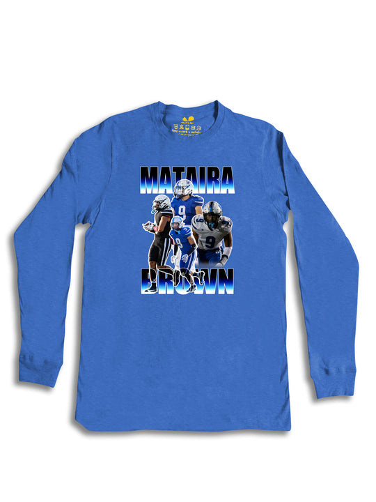 Mataira Brown Collage Long Sleeve