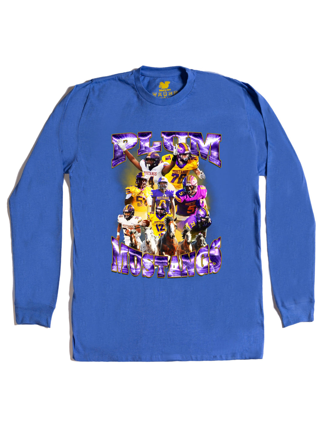 Plum Mustangs Long Sleeve