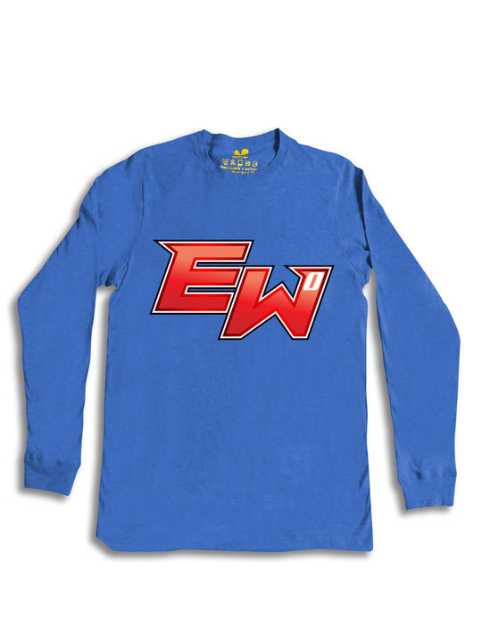 Elijah White Logo Long Sleeve