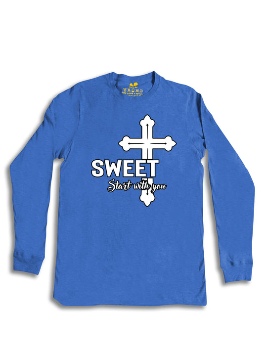 SWEET Start with you Cross Long Sleeve