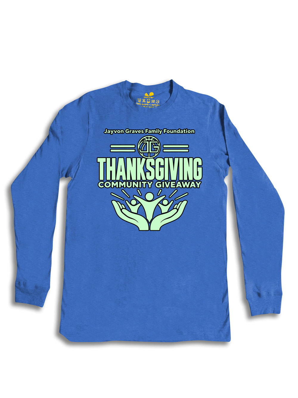 Jayvon Graves Family Foundation Thanks Giving Community Giveaway Long Sleeve