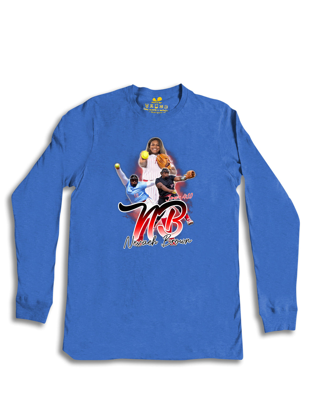 Nevaeh Brown Initials Long Sleeve