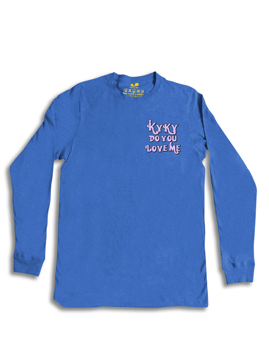 Kyky Do You Love Me Purple Pocket Long Sleeve