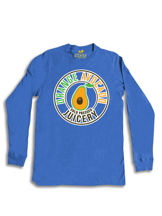 Orange Avocado Pittsburgh Logo Long Sleeve