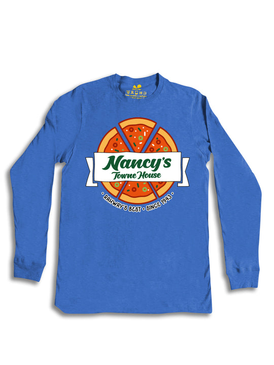 Nancys Towne House Pizza Logo Long Sleeve