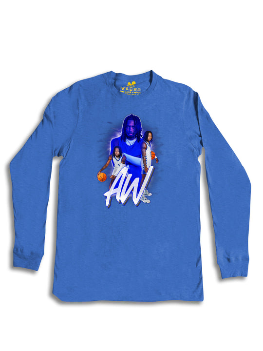 AJ White Collage Long Sleeve