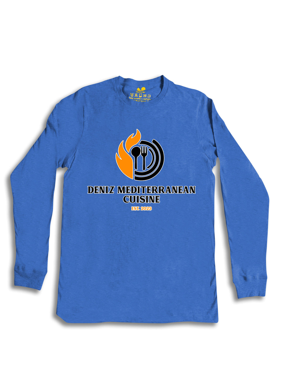 Deniz Mediterranean Cuisine Logo Long Sleeve