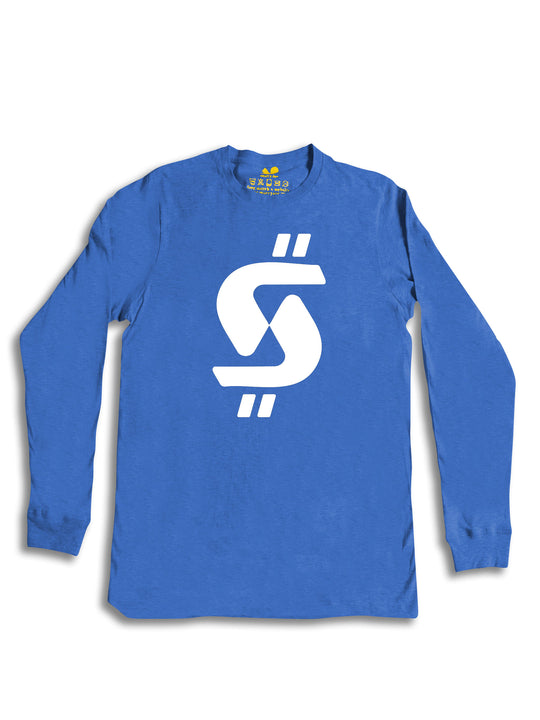 CMoney Logo White Long Sleeve