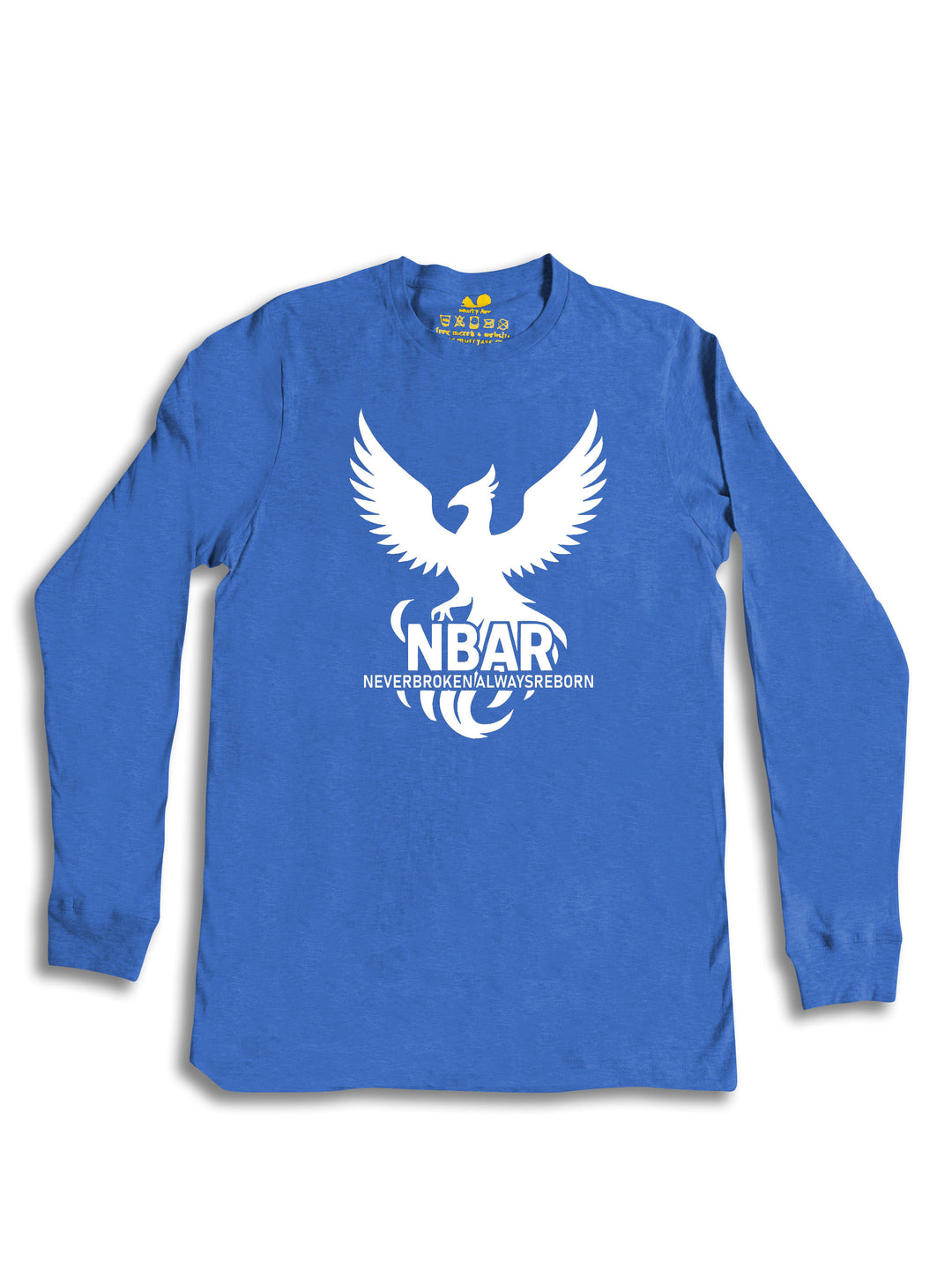 NBAR Logo White Long Sleeve
