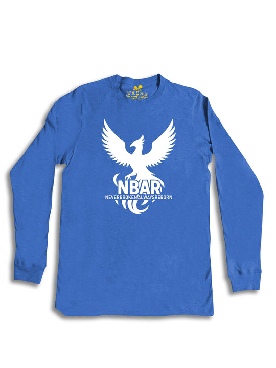 NBAR Logo White Long Sleeve