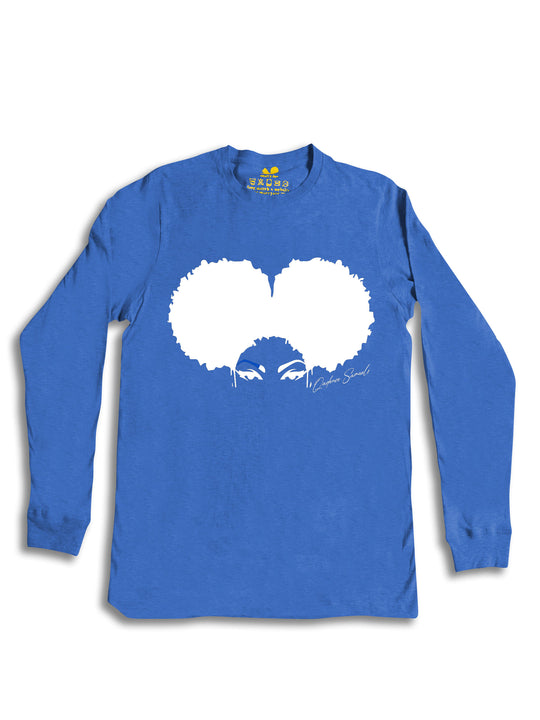 Qadence Samuels Logo White Long Sleeve