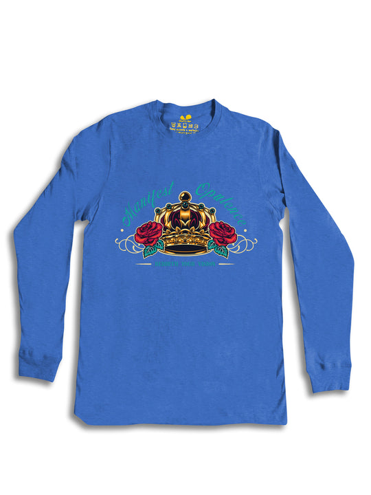 Manifest Opulence Gold Crown Long Sleeve