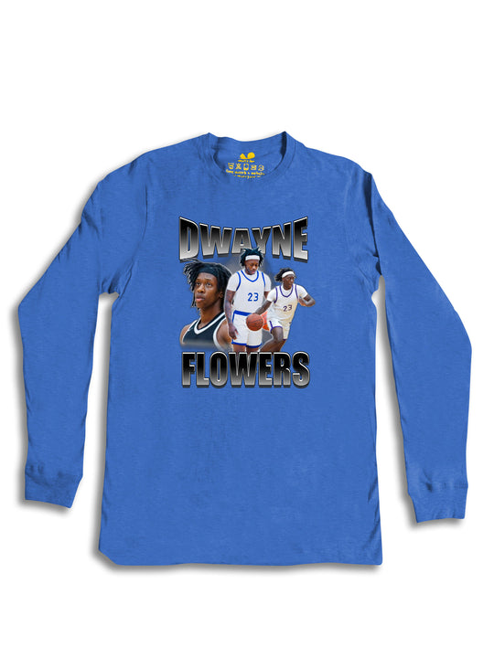Dwayne Flowers Collage Long Sleeve