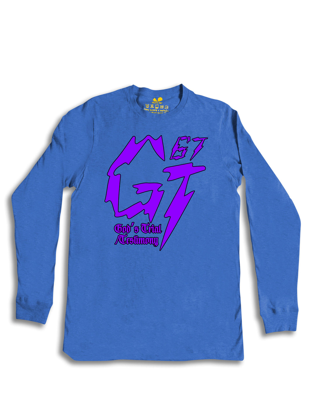 James Glover Tyson Logo Purple Long Sleeve