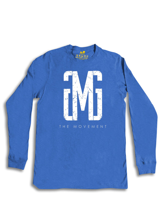 GMG Logo White Long Sleeve