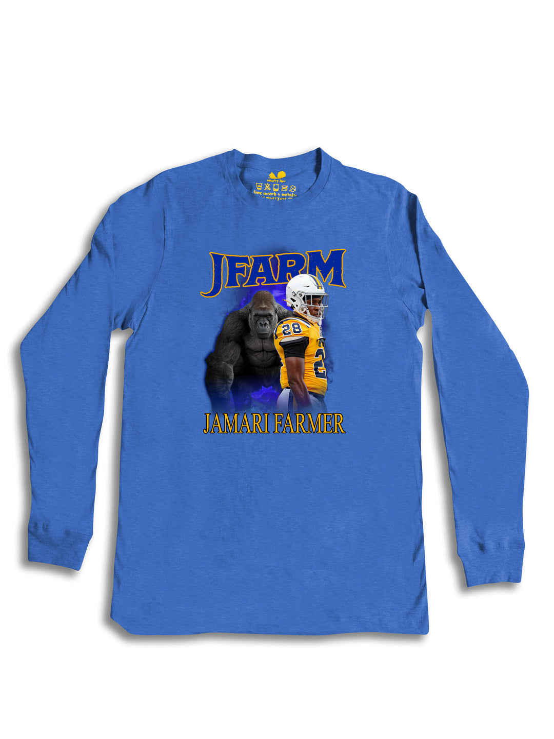 Jamari Farmer Gorilla Collage Long Sleeve