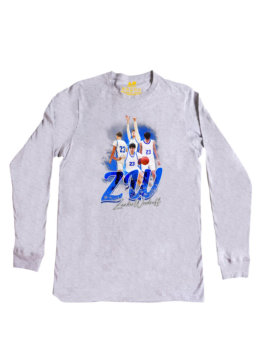 Zander Woodruff Initials Long Sleeve