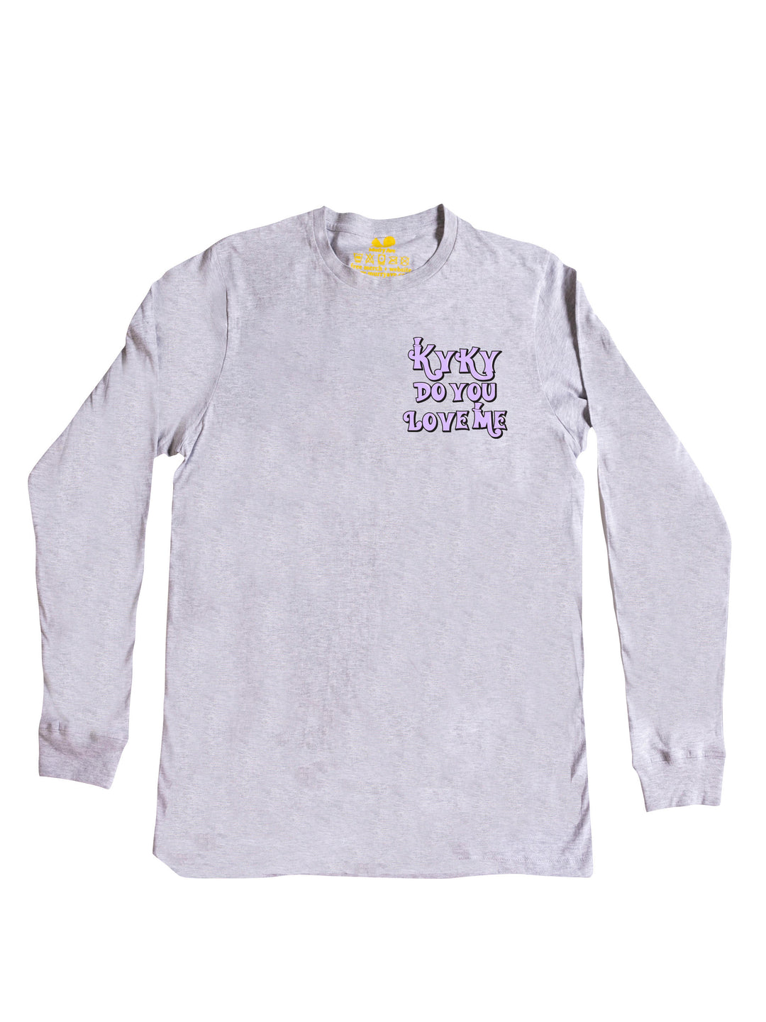 Kyky Do You Love Me Purple Pocket Long Sleeve