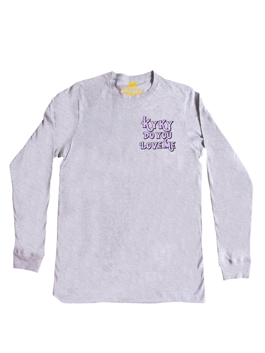 Kyky Do You Love Me Purple Pocket Long Sleeve