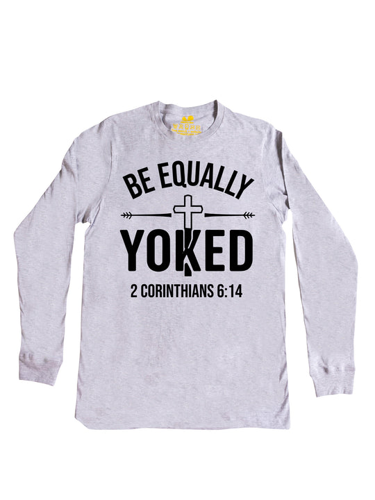 Be Equally Yoked Logo Black Long Sleeve