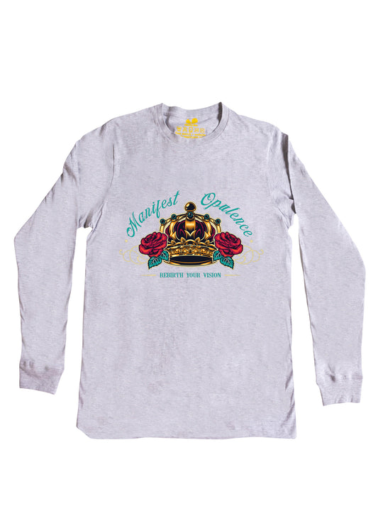 Manifest Opulence Gold Crown Long Sleeve