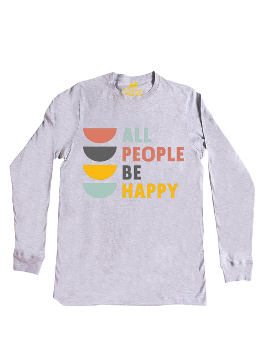 All People Be Happy Logo Long Sleeve