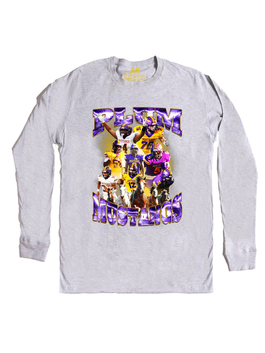 Plum Mustangs Long Sleeve