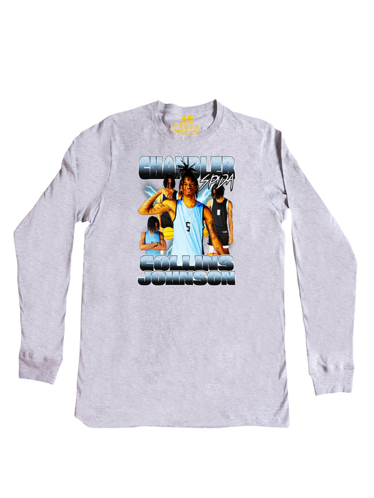 Chandler Collins Johnson Collage Long Sleeve