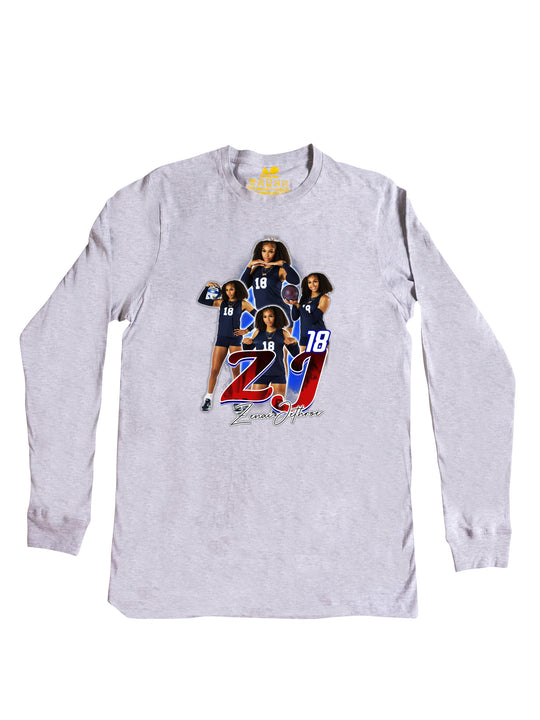 Zenai Jethroe Initials Long Sleeve