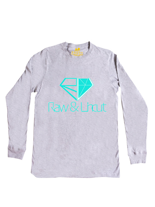 Raw and Uncut Teal Long Sleeve