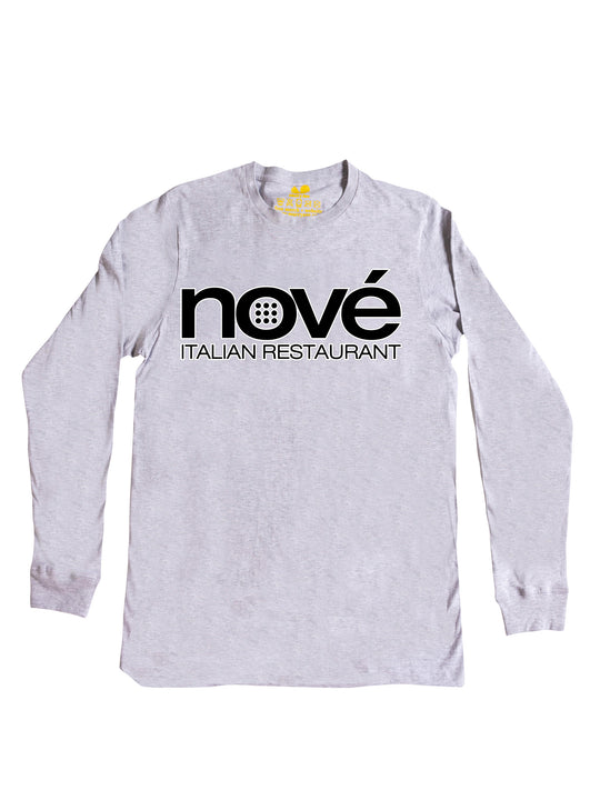 Nove Italian Restaurant  Logo Long Sleeve