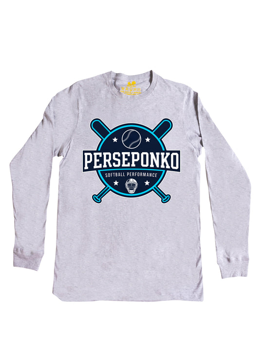 Perseponko Softball Performance Logo Long Sleeve
